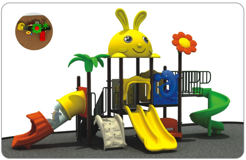 williamhill儿童卡通滑梯（兔子）